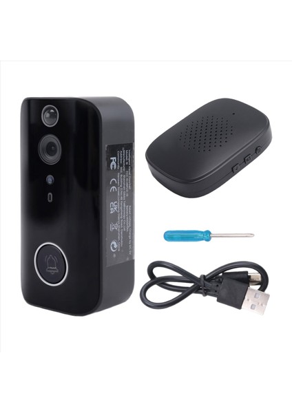 Doorbell Camera 1080P Tel Daha Az Kapı Zili Kamera Wifi Ağ Bağlantısı Ses Dönüşümü 2 Yönlü Konuşma (Yurt Dışından) modelleri