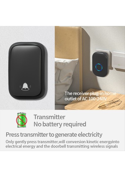 Su Geçirmez Akıllı Kapı Zili Kablosuz Kapı Zili Ev Kapı Zili Akıllı 4 Seviyeli Hacim Kontrolü 38 Şarkılar Kapı Zili (Yurt Dışından) fırsatları