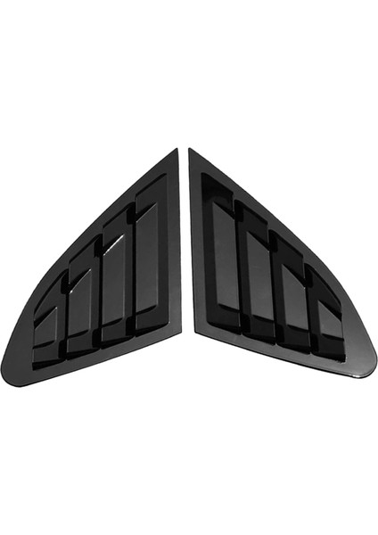 Araba Arka Pencere Panjur Deklanşör Kapağı Chevrolet Malibu 2016 2017 2018 2019 Pencere Yan Havalandırma Parlak Siyah (Yurt Dışından)