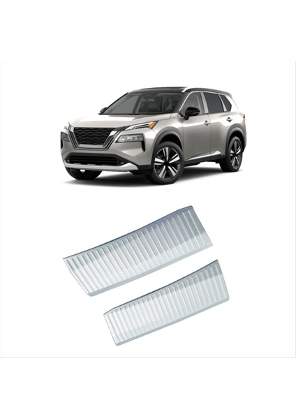 Araba Arka Tampon Kapısı Eşik Gövdesi Koruma Koruyucusu Nissan x -Trail x Trail / Rogue T33 2021 - 2024 Için (Yurt Dışından) modelleri