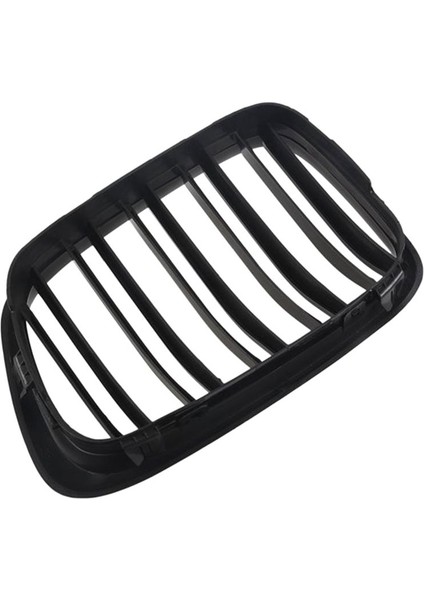 Parlak Siyah Ön Kaput Böbrek Grille Izgara Bmw E39 5 Serisi Için Çift Çizgi 525 528 1995-2004 51137005837 51137005838 (Yurt Dışından) fırsatları
