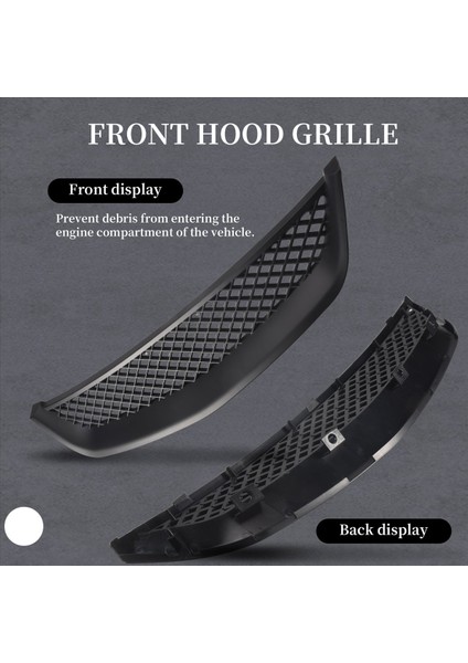 Honda Civic Jdm Tip R 2001-2003 Için Siyah Mesh Abs Ön Kaput Grille Grill (Yurt Dışından) indirimleri