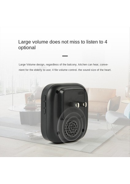 Ingiltere Fiş Su Geçirmez Akıllı Kapı Zili Kablosuz Kapı Zili IP68 Home Door Bell Akıllı 38 Şarkılar 4 Seviye Hacim Kontrolü (Yurt Dışından) fiyatları