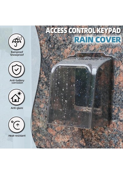 Kapı Zili Yağmur Kapağı Şeffaf Kapı Zili Su Kalkan Su Geçirmez Koruyucu Kapı Zili Erişim Kontrol Eki (Yurt Dışından) indirimleri