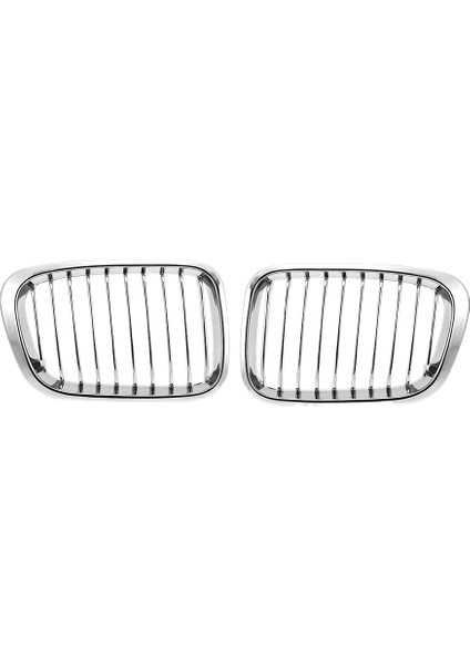 1 Çift Ön Böbrek Izgarası Izgara Krom -Bmw E46 325CI 330CI 3 Serisi Coupe 2dr 1999-2002 (Yurt Dışından)