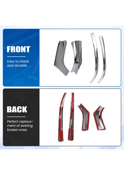 Araba Arka Görünüm Ayna Trim Sapakları Dik Görünümü Ayna Dekorasyon Şeritleri Toyota Alphard Vellfire 30 2016-2019 (Yurt Dışından) indirimleri