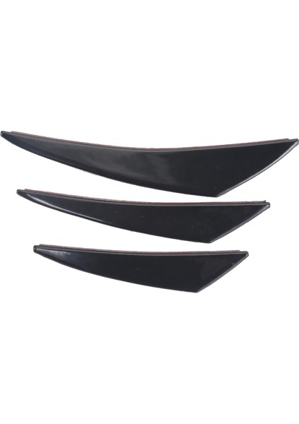 Evrensel Pvc Araba Ön Tampon Dudak Koruyucu Arka Difüzör Otomatik Spoiler Ayırtıcı Kanat Koruma Koruma 6pcs (Yurt Dışından) modelleri