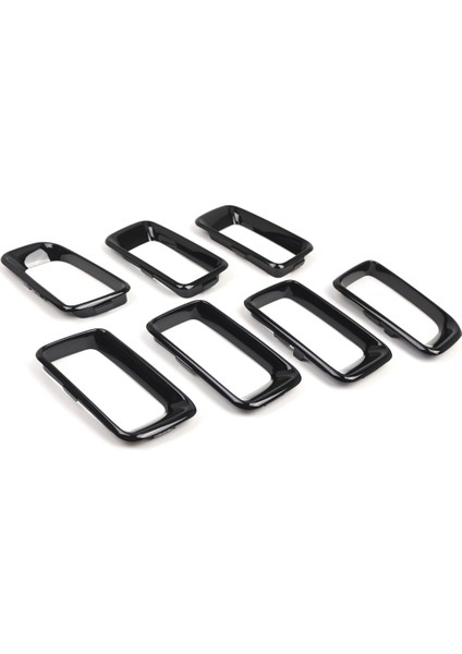 68109865AA Araba Merkezi Izgara Trim Çerçeve Grille Döşeme Kalıp Kalıp Kalıp Kalıp Ekleme Pusulası 2011-2016 CH1210111 Parlak Siyah (Yurt Dışından)