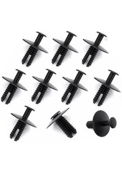 40PCS Delik Genişleyen Vidalı Panel Klipsinde Plastik Perçin Siyah - 20 Adet 8mm ve 20PCS 6mm (Yurt Dışından) fiyatları