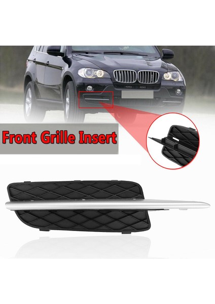 Sağ Ön Alt Tampon Grille Kapak Krom Kalıp Trim For-Bmw X5 E70 X6 E71 2007-2010 51117159594 51117168924 (Yurt Dışından) modelleri