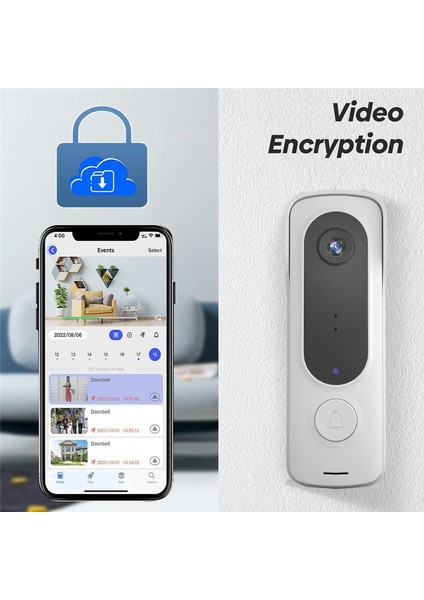 Akıllı Kablosuz Video Kapı Zili Dijital Görsel Intercom Wifi Kapı Zili Kapı Zili 480P Ev Güvenlik Kamerası (Yurt Dışından) fırsatları