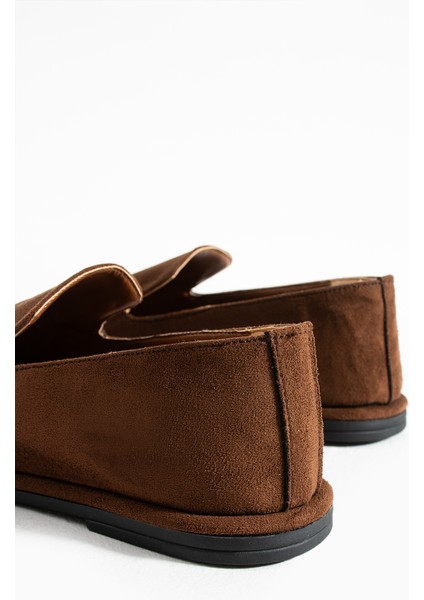 Konforlu Kadın Süet Mokasen Ayakkabı Loafer modelleri