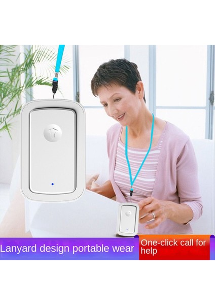 Çağrı Düğmesi Çağrı Çekme Cihazı Kablosuz 5 Vites Kablosuz Kapı Çanları/yaşlı/hasta/engelli/engelli/hamile Kadın Abd Fişi Için 300M (Yurt Dışından)