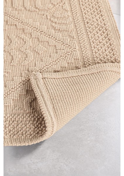 | Violeta 2'li Banyo Paspas Seti | Kaymaz Taban %100 Pamuk | 60X100 - 50X60 cm modelleri