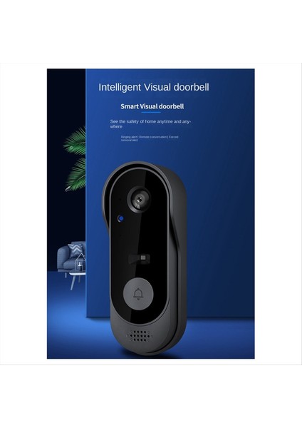 Tuya Kablosuz Video Kapı Zili Wifi Hd Açık Telefon Kapı Zili Kamera Destek Güvenlik Videosu Intercom (Yurt Dışından)