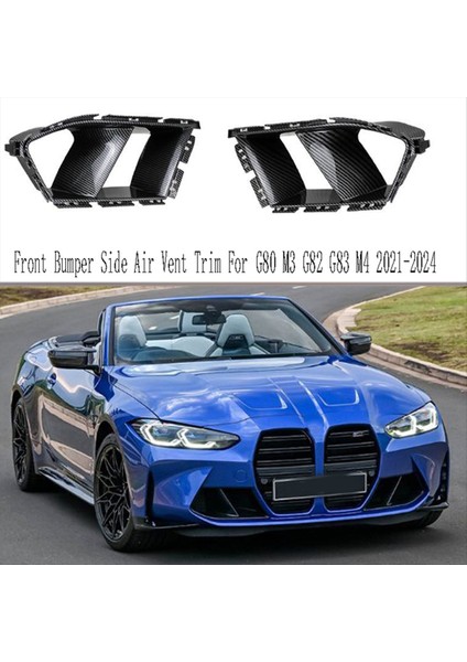 Bmw G80 M3 G83 M4 2021-2021-2021-2021 Için Ön Tampon Yan Hava Havalandırma Döşeme Grille A (Yurt Dışından) indirimleri