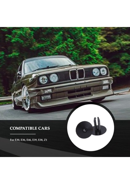 30PCS Plastik Tampon Montaj Perçin Gövdesi Trim Klipsi Bmw E30 E36 E46 E39 E38 (Yurt Dışından) indirimleri