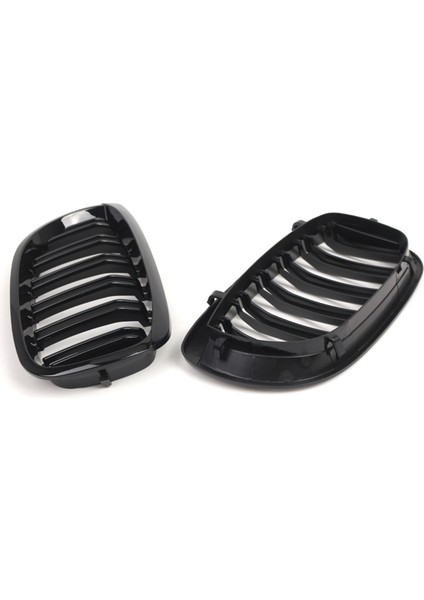Parlak Siyah Çift Çizgi Ön Tampon Böbrek Izgara Bmw 3 Serisi E46 2 2-Door 2003-2005 (Yurt Dışından) indirimleri