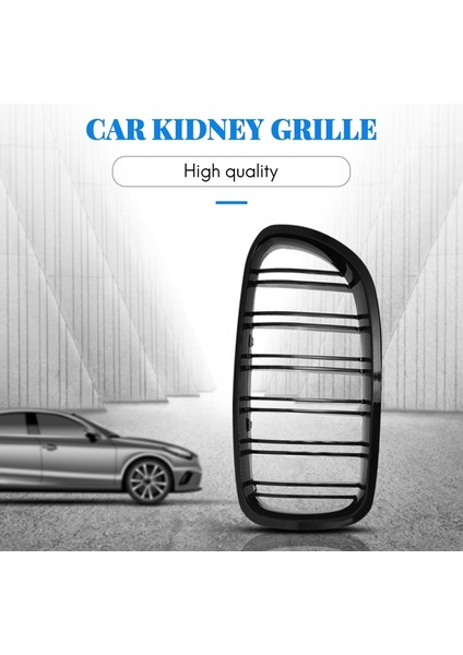 Parlak Siyah Araba Ön Böbrek Grille Izgara For-Bmw 5 Serisi F10 F11 F18 M5 2010-2017 (Yurt Dışından) fiyatları