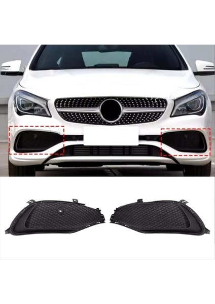 Ön Tampon Grille Havalar Mercedes Için Sis Işık Çerçevesi Benz W117 CLA180 CLA200 CLA220 2016-2019 Sağ 1178857600 (Yurt Dışından) fırsatları