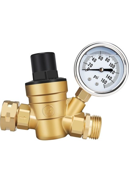 Karavan Su Basınç Regülatörü Vanası, Ayarlanabilir Su Basınç Düşürücü (Yurt Dışından)