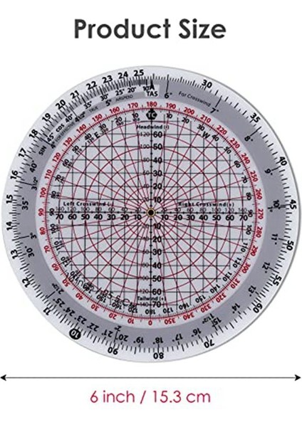 E6B-R Uçuş Bilgisayarı Havacılık Çizici Dairesel Hesap Cetveli (Yurt Dışından) modelleri