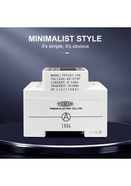 Tomzn Gerilim Akım Kwh Elektrik Enerjisi Monitörü (Yurt Dışından)