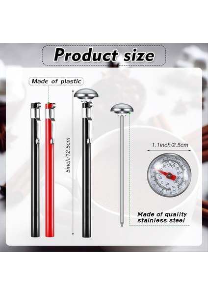 6 Adet Paslanmaz Çelik Mutfak Termometresi Gıda Termometresi (Yurt Dışından) fiyatları