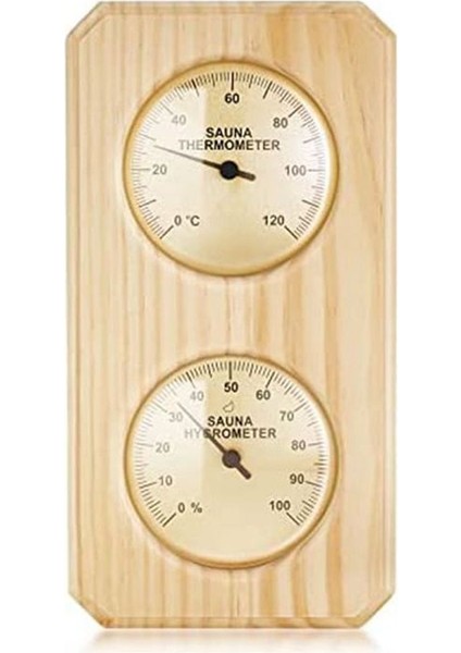 Ahşap Sauna Termometresi ve Higrometresi (Yurt Dışından)