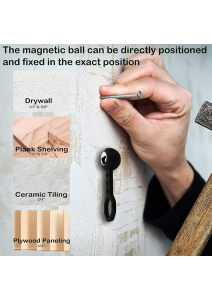 Stud Finder Duvar Tarayıcısı, 27 Pound Çekme Gücü, Manyetik Güç, B (Yurt Dışından) modelleri