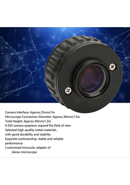 0,35X Ctv Mikroskop Lens Kamera Arayüz Adaptörleri (Yurt Dışından) fiyatları