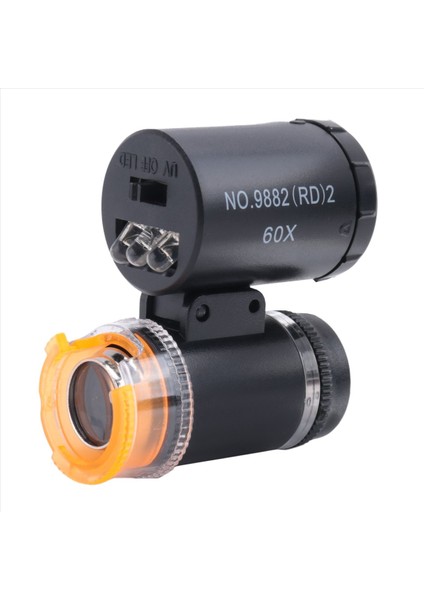 2 Adet 60X Mini Cep Mikroskobu, El Sanatları Takıları Için Göz Büyüteci (Yurt Dışından) fırsatları