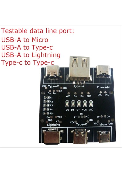 UD11A03 Veri Kablosu Algılama Kartı USB Kablo Test Cihazı (Yurt Dışından) fiyatları