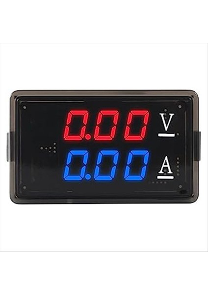 DC0-100V 10A LED Dijital Voltmetre Ampermetre, Kırmızı+Mavi (Yurt Dışından)