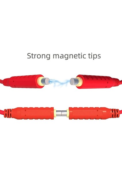6 Adet Manyetik Test Kabloları Silikon Yumuşak Esnek Bağlantı Test Kabloları (Yurt Dışından) modelleri