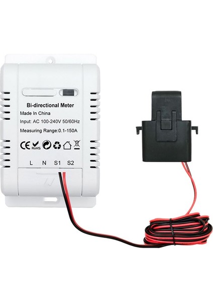 Tuya Wifi Enerji Ölçer 150A Kelepçe Akım Sensörü Transformatörü Güneş Enerjisi (Yurt Dışından) indirimleri