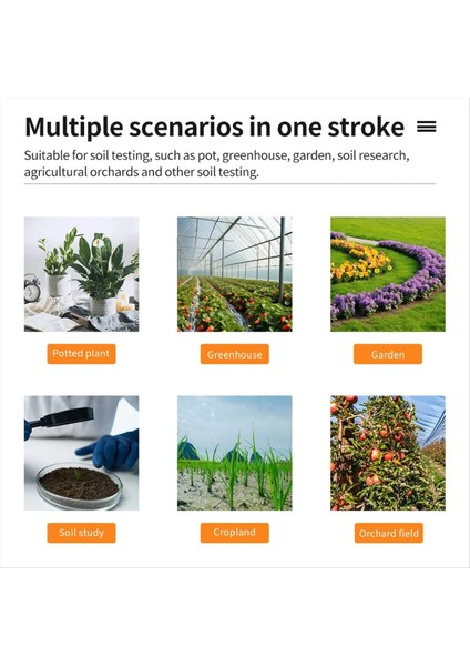 Bluetooth Ec/tds/cf Sıcaklık Ölçerli 4'ü 1 Arada Toprak Test Cihazı (Yurt Dışından) modelleri
