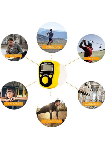 Led'li 12'li Dijital Parmak Sayacı Paketi (Yurt Dışından) fiyatları