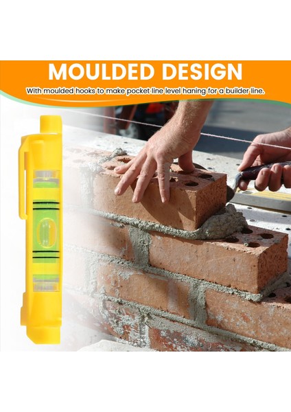 4 Adet Ip Su Terazisi Askı Ipi Kabarcık Su Terazisi (Sarı) (Yurt Dışından) fırsatları