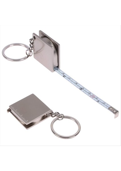 2 Paket Geri Çekilebilir Mezura Anahtarlık, Cepler 100 cm (Yurt Dışından)