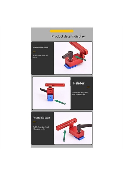 Ahşap Işleme 30 Tip Sürgülü Sınırlayıcı Sürgülü Ray Bloğu (Yurt Dışından) modelleri