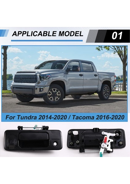 Toyota Tundra Tacoma Arka Kapı Kolu Için 69090-0C090 Anahtar Deliği Deliği ile Araba Bagaj Kapağı Mandal Sapı (Yurt Dışından) fırsatları