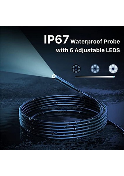 Otg Android Telefon Için 7mm Muayene Yılan Kamerası, 3,5 M Yumuşak Kablo (Yurt Dışından) fiyatları