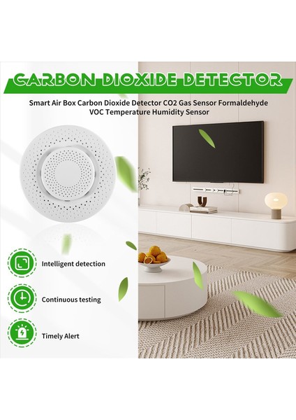 Zigbee/tuya Wıfı Akıllı Hava Kutusu Karbondioksit Dedektörü Co2 Gaz Sensörü (Yurt Dışından) fırsatları
