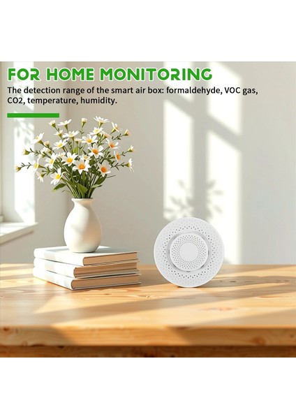 Zigbee/tuya Wıfı Akıllı Hava Kutusu Karbondioksit Dedektörü Co2 Gaz Sensörü (Yurt Dışından) indirimleri