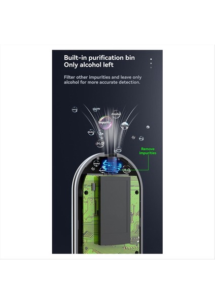 Son Derece Hassas Alkol Dedektörü G1 Çok Dilli Test Cihazı (Yurt Dışından)