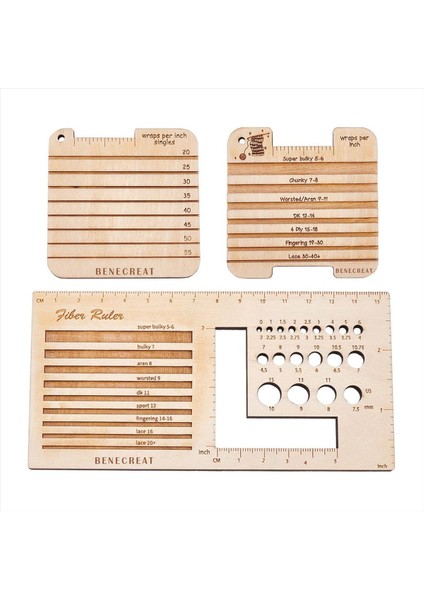 Örgü Iğnesi Ölçer ve Cetvel, Eğirme Kontrol Kartı Örgü Aleti (Yurt Dışından)