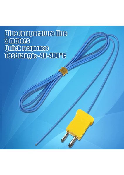 10 Adet 2m K Tipi Sıcaklık Sensörü Konnektörü Prob Sensörü Sıcaklık (Yurt Dışından) indirimleri