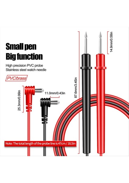 Dijital Multimetre Otomatik Aralıklı Voltmetre Test Cihazı Voltaj Ölçer (Yurt Dışından) modelleri