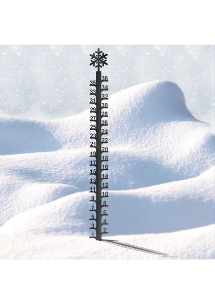 Dış Mekan Kar Ölçer, 36 Inç Kar Yağışı Ölçüm Ölçer (Yurt Dışından) fırsatları